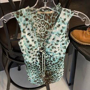 Roberto Cavalli leopard top
